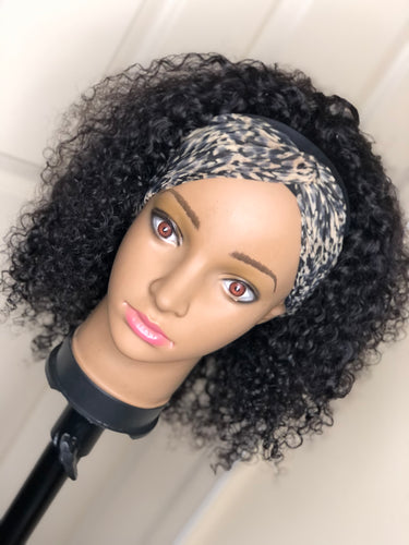 14 inch Curly Headband Wig